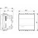 Łącznik jednobiegunowy, 1P, 16AX, 2M, antracyt, Vimar EIKON