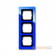 Ramka 3-krotna niebieski Axcent ABB