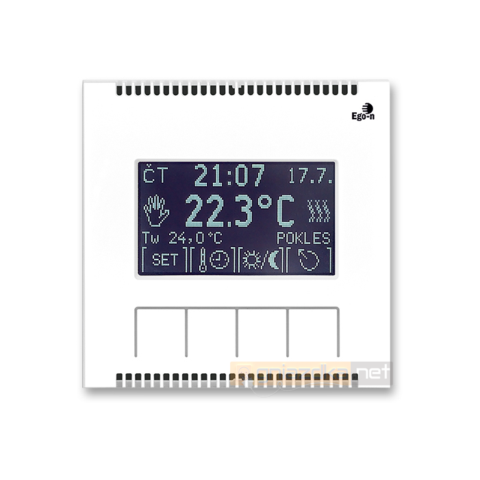 Regulator temperatury programowalny biały NEO ABB