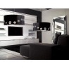 Lampa sufitowa, Ø 80 x H 35, EFFUSIONIDILUCE Scrim Black