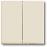 ABB Axcent Włącznik podwójny schodowy biały chalet