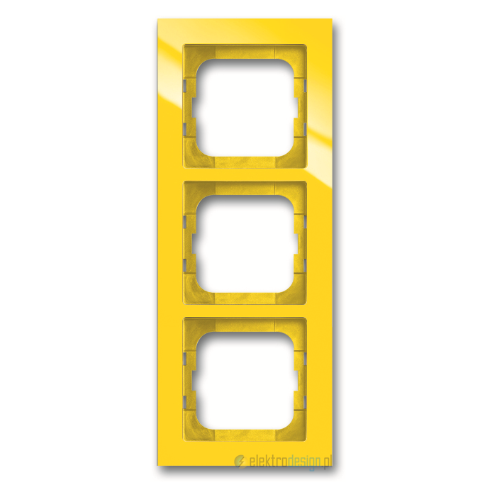 ABB Axcent Ramka 3-krotna żółty