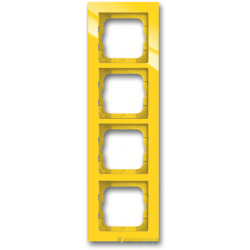 ABB Axcent Ramka 4-krotna żółty