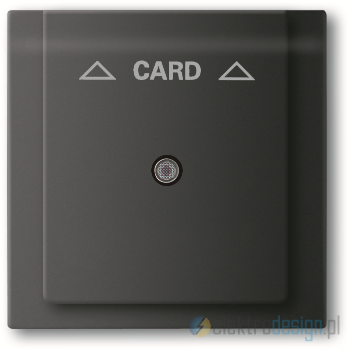 ABB Impuls Włącznik hotelowy na kartę czarny matowy