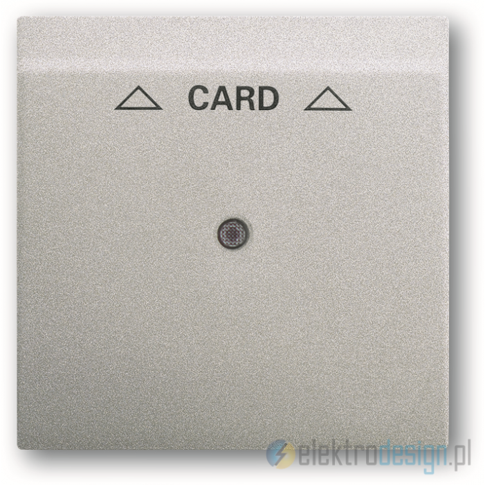 ABB Impuls Włącznik hotelowy na kartę aluminiowo srebrny