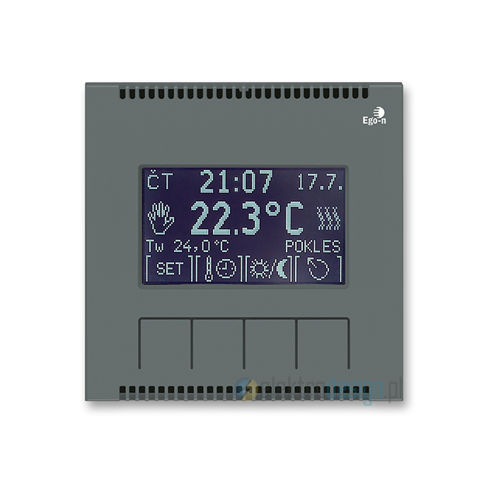 ABB NEO Regulator temperatury programowalny grafitowy/lodowo biały