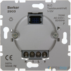 Sterownik ściemniający 1-10V przyciskowy alu Berker K.5