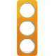 Ramka 3-krotna akryl przeźroczysty pomarańczowy/biały Berker R.1/R3
