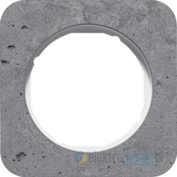 Ramka 1-krotna beton/biały Berker R.1/R3