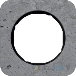 Ramka 1-krotna beton/czarny Berker R.1/R3