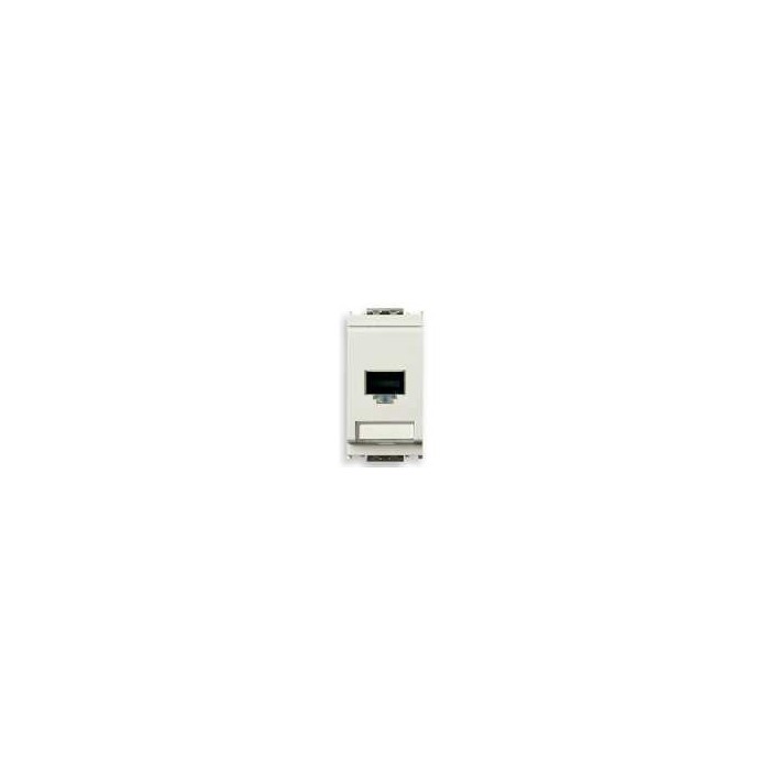 Gniazdo komputerowe RJ45, kat. 6, Netsafe UTP 110, 1M, biały, Vimar IDEA