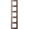 Ramka 5-krotna szkło mokka Jung A Creation