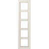 Ramka 5-krotna kremowa Jung LS Design