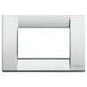 Ramka ozdobna, Classic, metal, 3M, metaliczny srebrny, Vimar IDEA