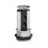 EVOline Port - 2x230V, stalowe wieko Inox