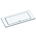 Gniazdo kuchenne EVOline BackFlip Białe szkło - 2x 230V + ładowarka USB