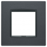 Ramka ozdobna metal lakierowany, 2M, jasny matowy antracyt, Vimar Eikon Chrome Classic