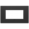 Ramka ozdobna, metal lakierowany Total Look, 4M, Antracytowa szarość, Vimar Eikon EXÉ