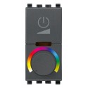 Ściemniacz RGB z potencjometrem, 230V, 1M, antracyt, Vimar EIKON