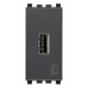 Ładowarka USB 5V 1,5A 1M antracytowa - EIKON