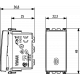 Łącznik schodowy, 1P, 16AX, 1M, biały, Vimar Arké
