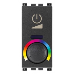 Ściemniacz RGB z potencjometrem, 230V, 1M, antracyt, Vimar Arké