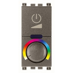 Ściemniacz RGB z potencjometrem, 230V, 1M, metal, Vimar Arké