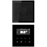 Radio podtynkowe czarne Jung LS 990