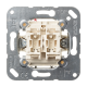 Przycisk dzwonkowy podwójny (zwierny) czarny Jung LS 990