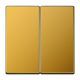 Przycisk dzwonkowy podwójny (zwierny) złoty Jung LS złoto