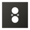 Gniazdo audio antracytowe Jung LS Aluminium