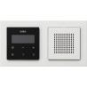 Radio pt RDS czarne, kompletny z ramką Gira E2