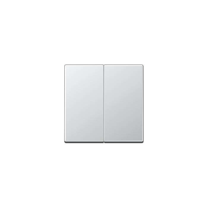 Przycisk dzwonkowy podwójny (zwierny) aluminium Jung A Creation