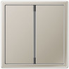 KNX Przycisk 2-krotny Stal F40 JUNG