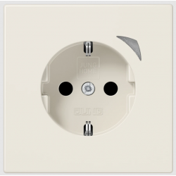 JUNG HOME SCHUKO® Safety Plus LS 990 – Gniazdo inteligentne Bluetooth Mesh Kremowe