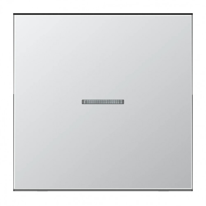 JUNG HOME BT AL 17101 - przycisk 1-krotny, with lens, Seria LS, aluminiowy