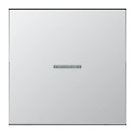 JUNG HOME BT AL 17101 - przycisk 1-krotny, with lens, Seria LS, aluminiowy