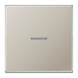 JUNG HOME BT ES 17101 - przycisk 1-krotny, with lens, Seria LS, stal nierdzewna