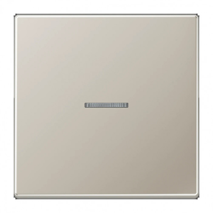 JUNG HOME BT ES 17101 - przycisk 1-krotny, with lens, Seria LS, stal nierdzewna