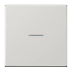 JUNG HOME BT LS 17101 LG - przycisk 1-krotny, with lens, Duroplasty, Seria LS, jasno szary