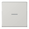 JUNG HOME BT LS 17101 LG - przycisk 1-krotny, with lens, Duroplasty, Seria LS, jasno szary