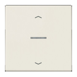 JUNG HOME BT LS 17101 P - przycisk 1-krotny, ze strzałkami, with lens, Duroplasty, Seria LS, kremowy