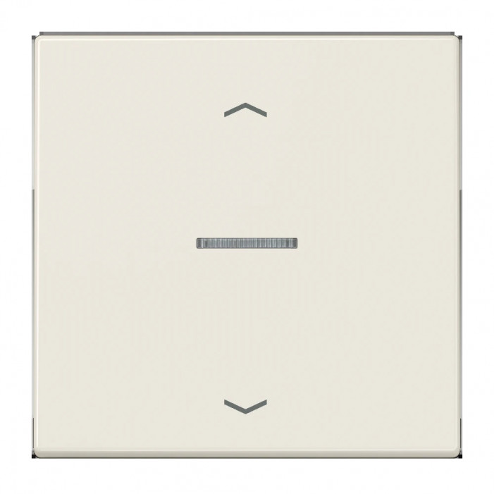 JUNG HOME BT LS 17101 P - przycisk 1-krotny, ze strzałkami, with lens, Duroplasty, Seria LS, kremowy