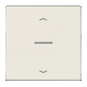 JUNG HOME BT LS 17101 P - przycisk 1-krotny, ze strzałkami, with lens, Duroplasty, Seria LS, kremowy