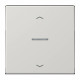 JUNG HOME BT LS 17101 P LG - przycisk 1-krotny, ze strzałkami, with lens, Duroplasty, Seria LS, jasno szary