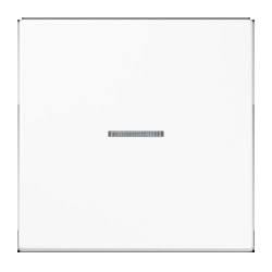 JUNG HOME BT LS 17101 WW - przycisk 1-krotny, with lens, Duroplasty, Seria LS, biały