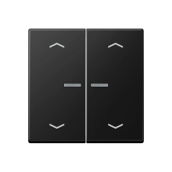 JUNG HOME BT A 17102 P SWM - przycisk 2-krotny, ze strzałkami, with lens, Tworzywo termoplastyczne lakierowane...