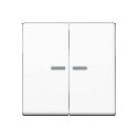 JUNG HOME BT A 1002 - przycisk bezprzewodowy 2-krotny, seria AS/A