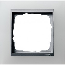 Ramka pojedyncza (do aluminiowych środków), Gira Event Opaque biały