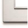 Ramka ozdobna 8(4+4)M brilliant aluminium VIMAR EIKON EVO
